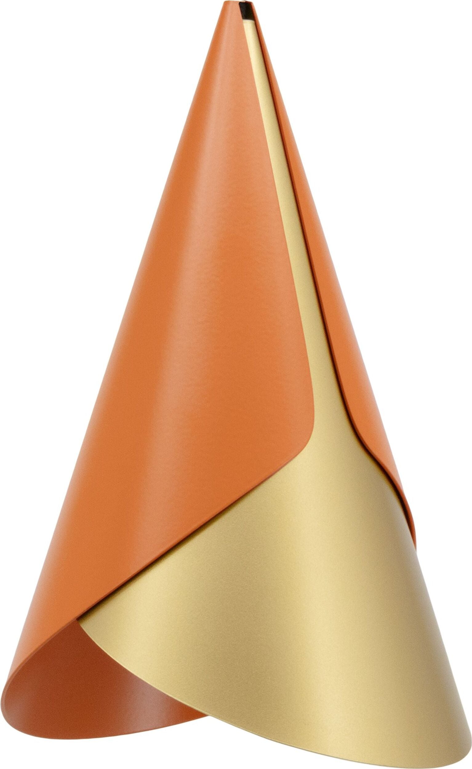 Lampa wisząca Cornet pomarańczowo-złota