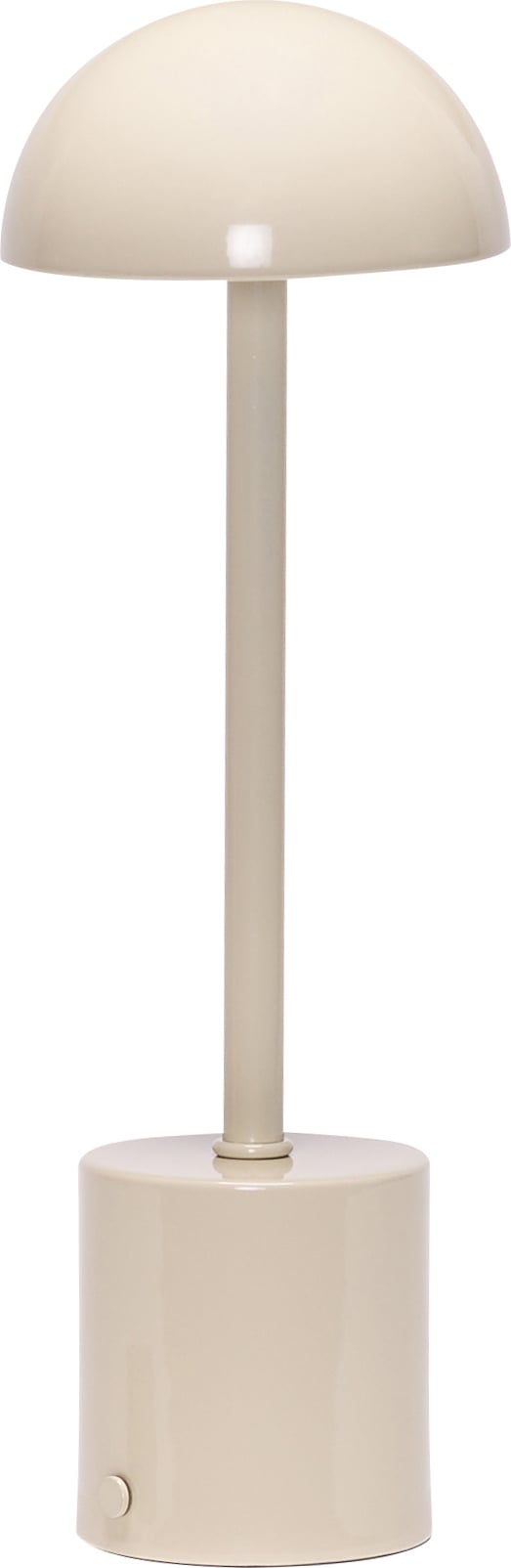 Lampa stołowa bezprzewodowa Taten 30 cm beżowa