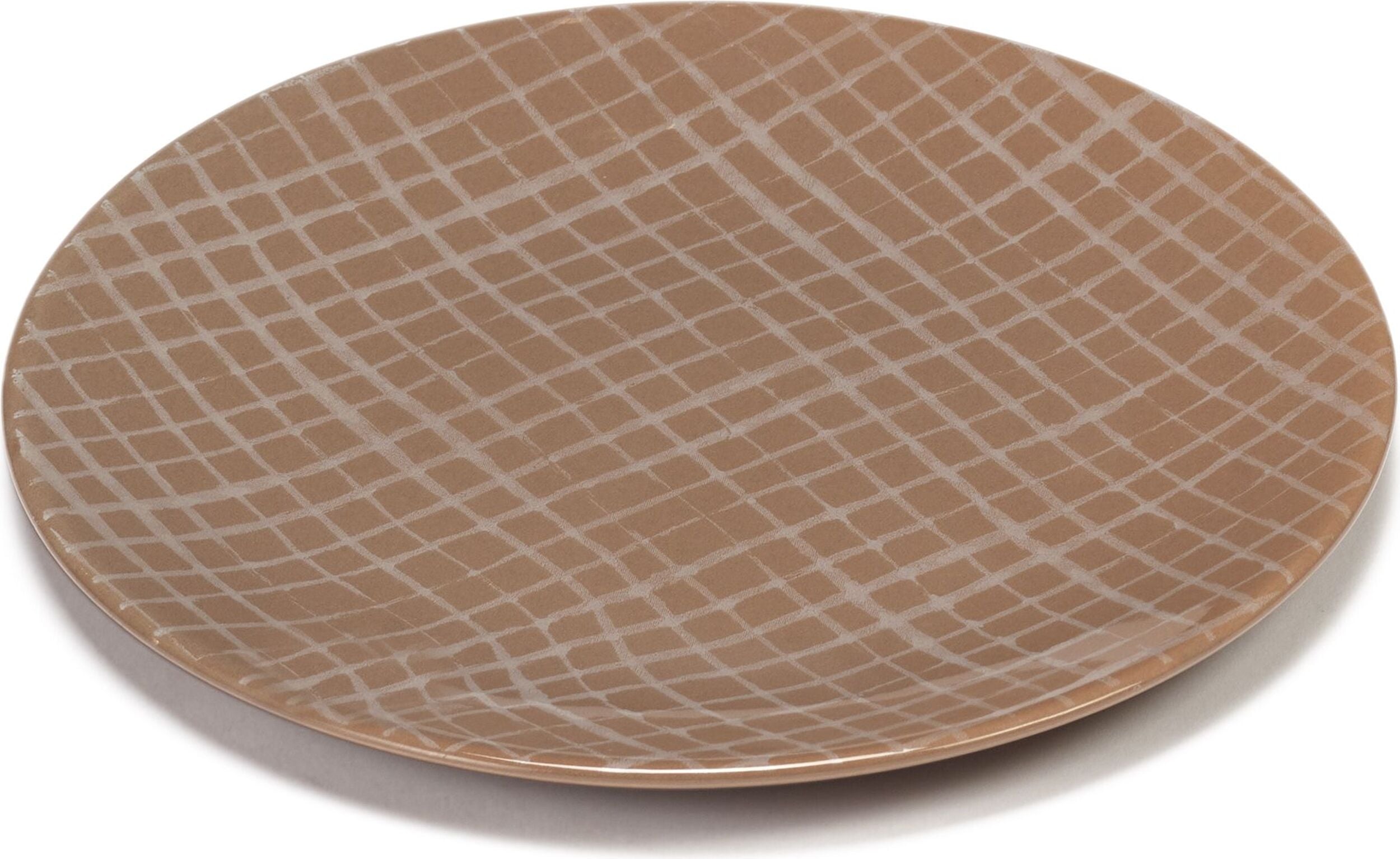 Talerze deserowe Zuma 18 cm brązowe 2 szt.