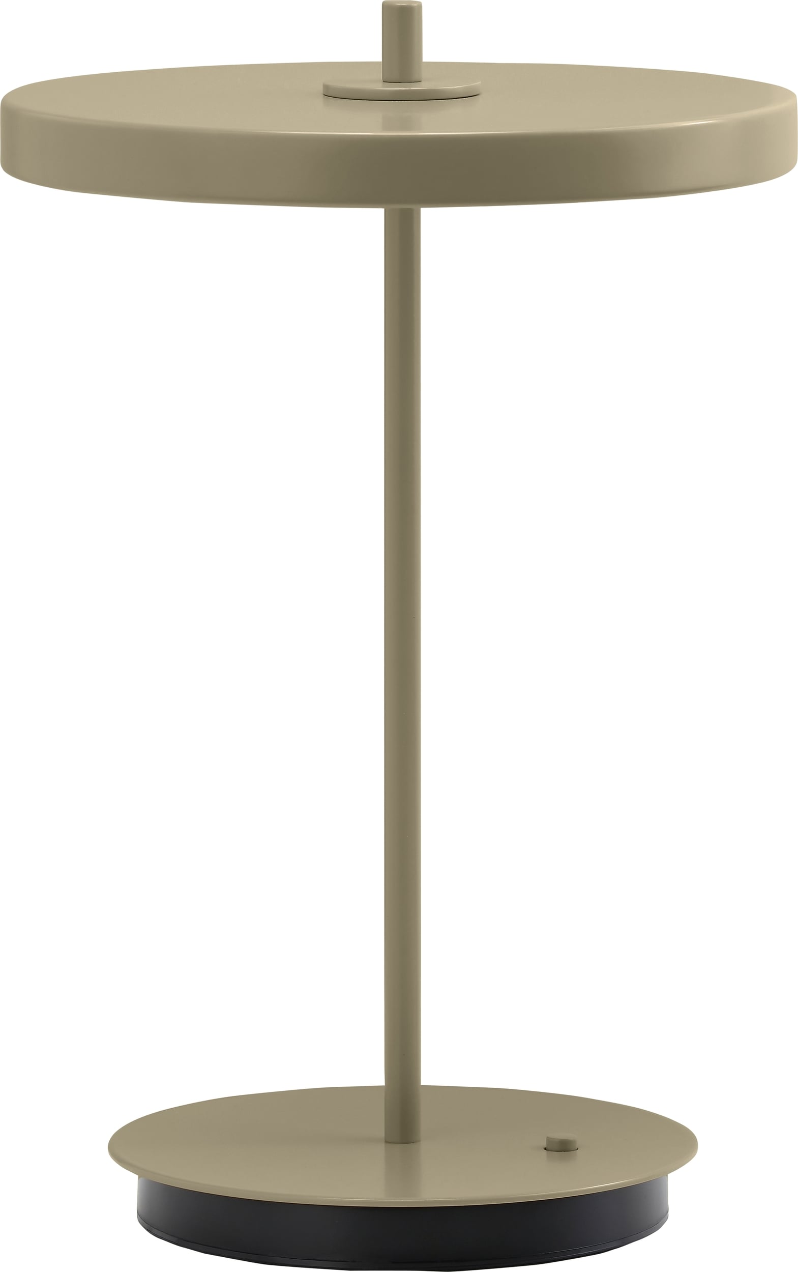 Lampa stołowa bezprzewodowa Asteria Move Monochrome szarozielona