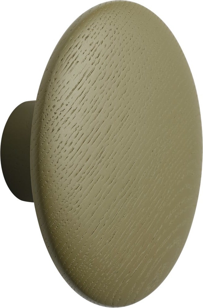 Haczyk ścienny Dots Wood 6 5 cm khaki