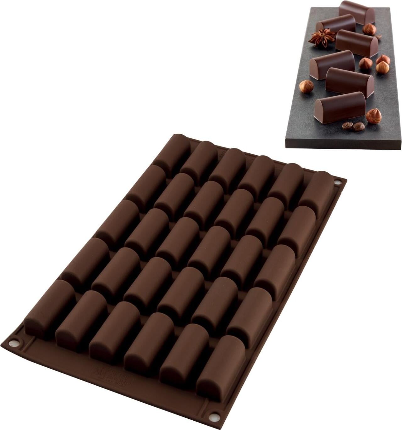 Forma do czekoladek Sf129 Mini Buche silikonowa