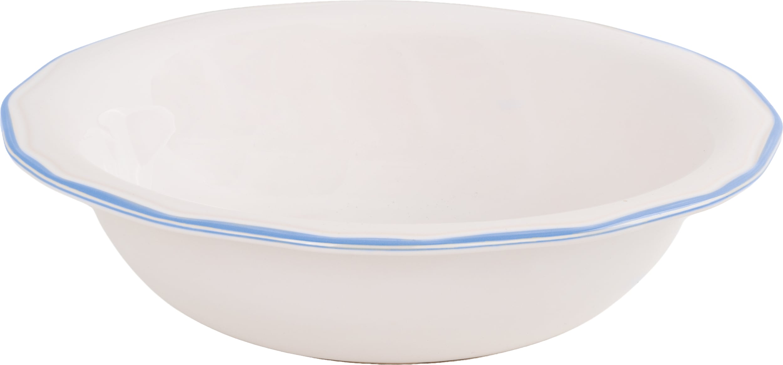 Miska do sałatek Asolo 30 cm biało-błękitny
