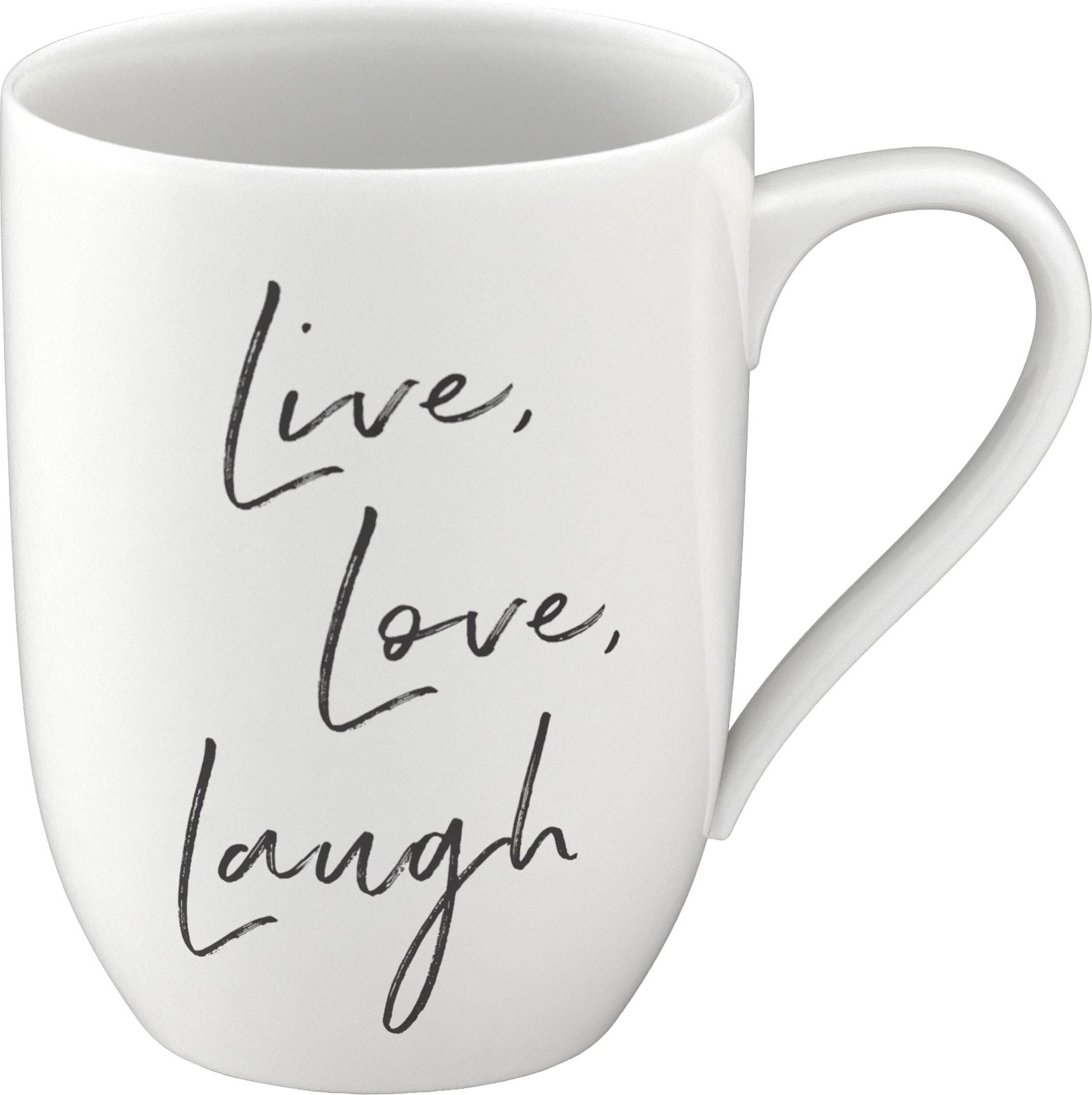 Kubek Statement Live Love Laugh 340 ml