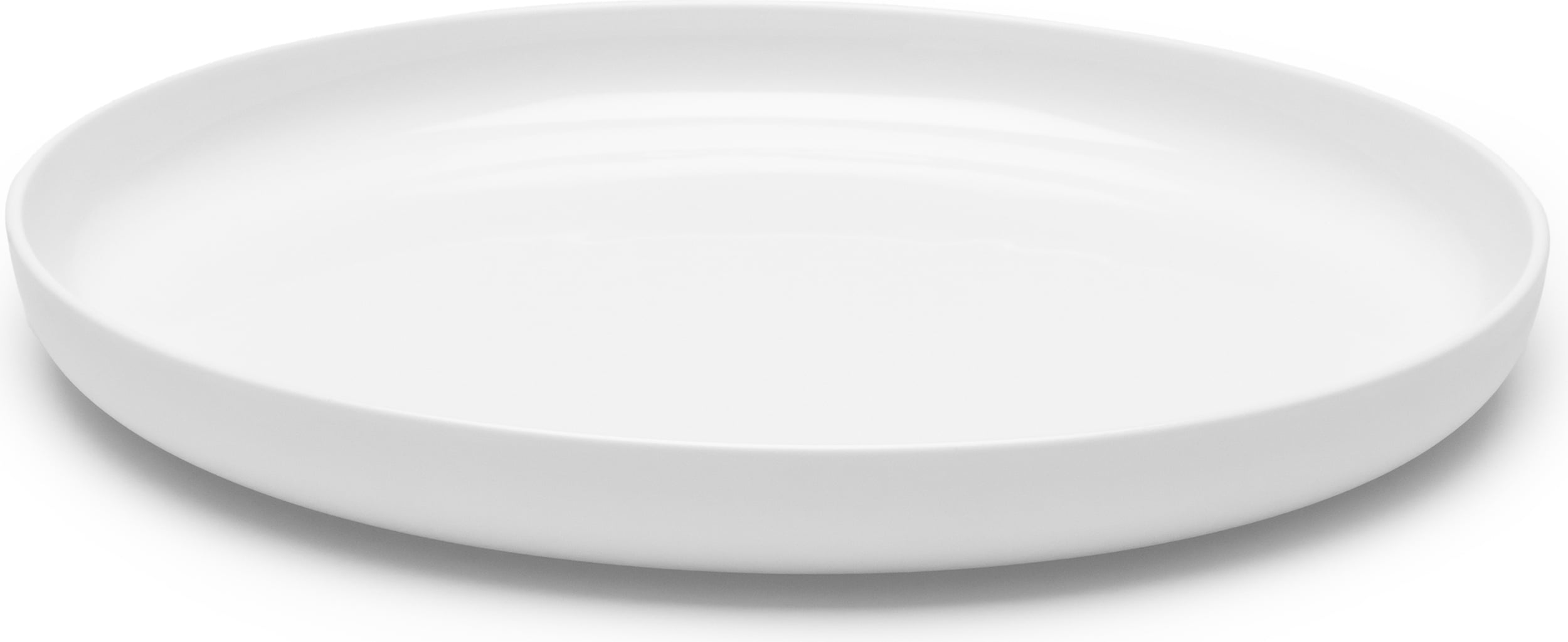 Talerze obiadowe Base wysokie 28 cm białe 2 szt.