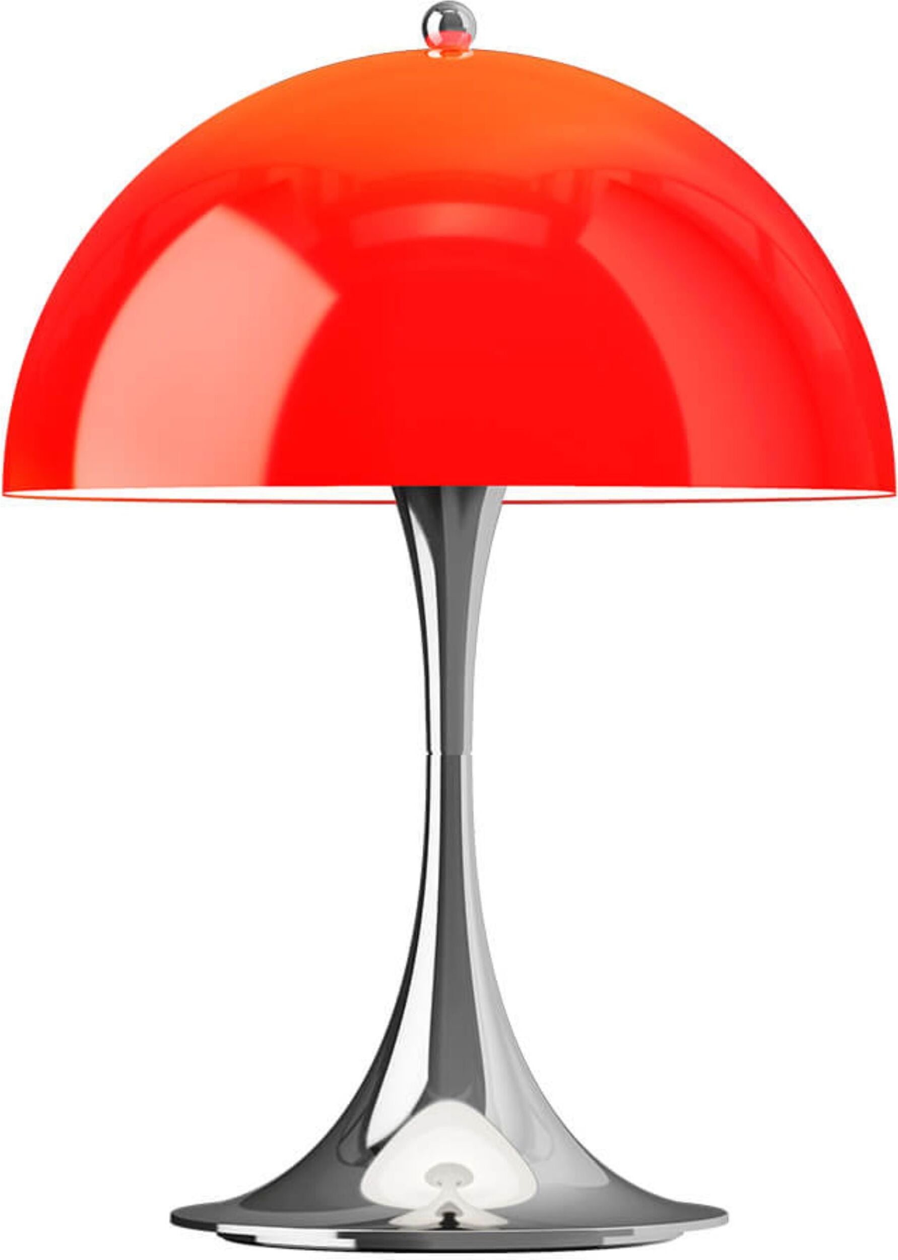 Lampa bezprzewodowa Panthella 250 v3 czerwona chrom