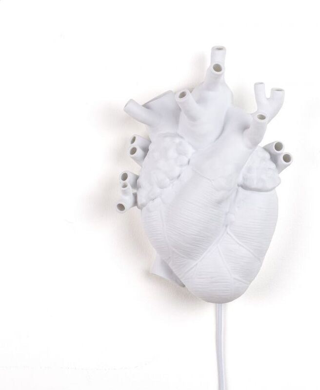 Lampa Heart porcelanowa