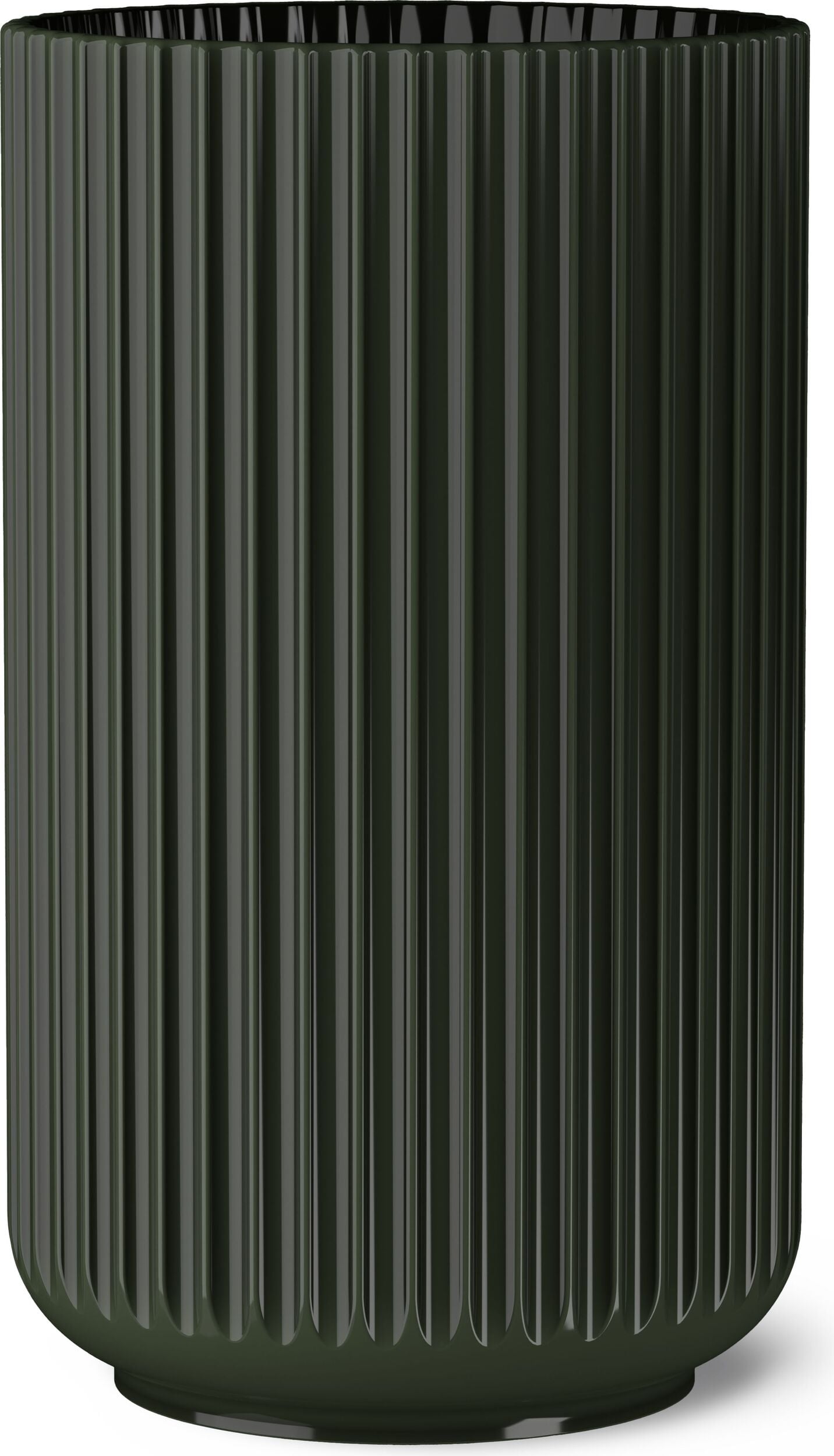 Wazon Lyngby 31 cm ciemnozielony