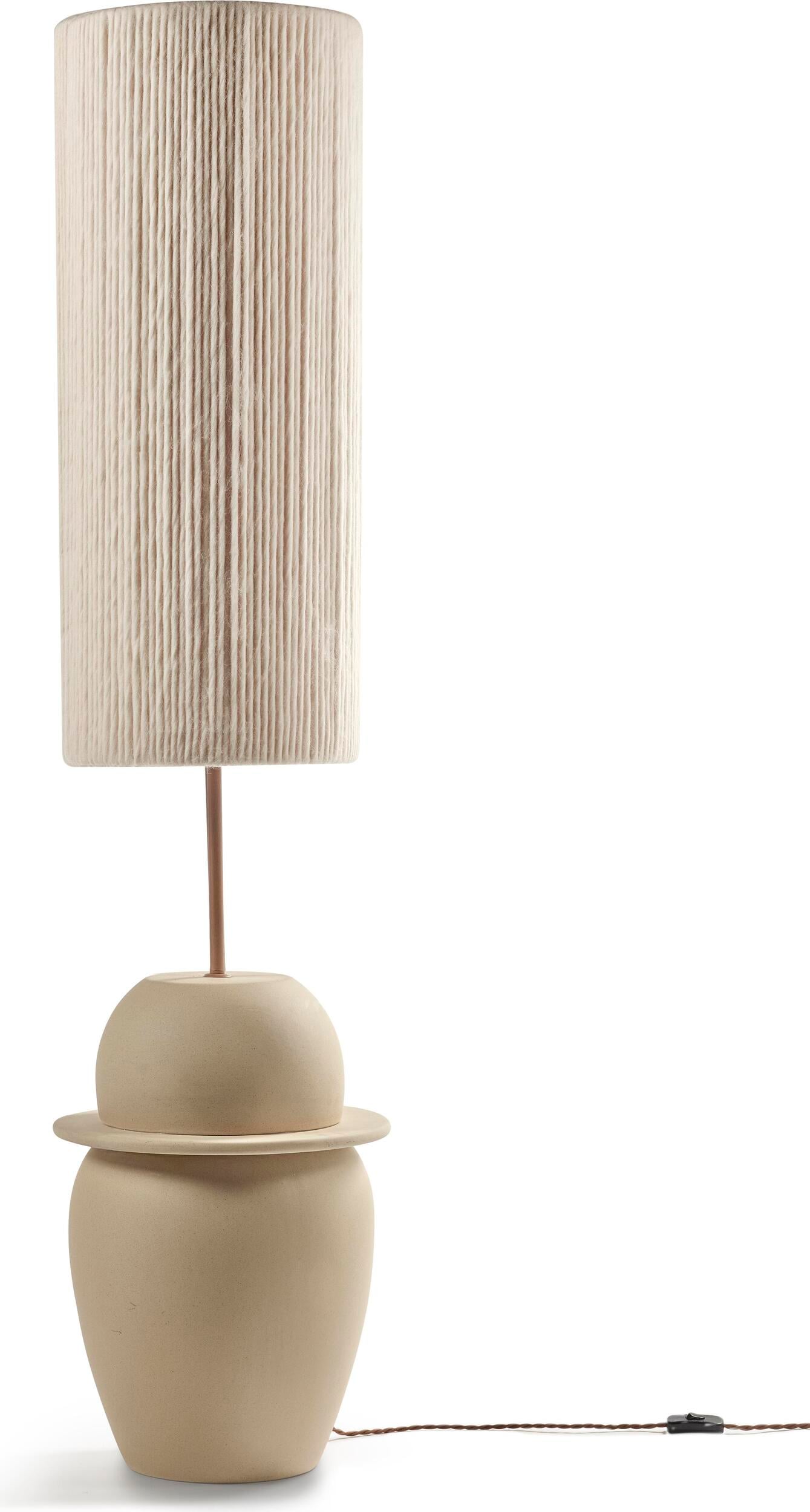 Lampa podłogowa Lighting by Sophie 154 cm beżowa