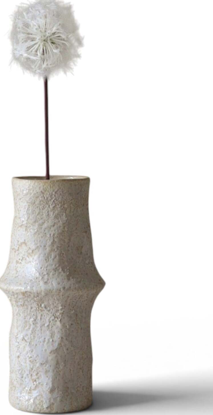 Kwiat sztuczny Botane dmuchawiec 65 cm biały