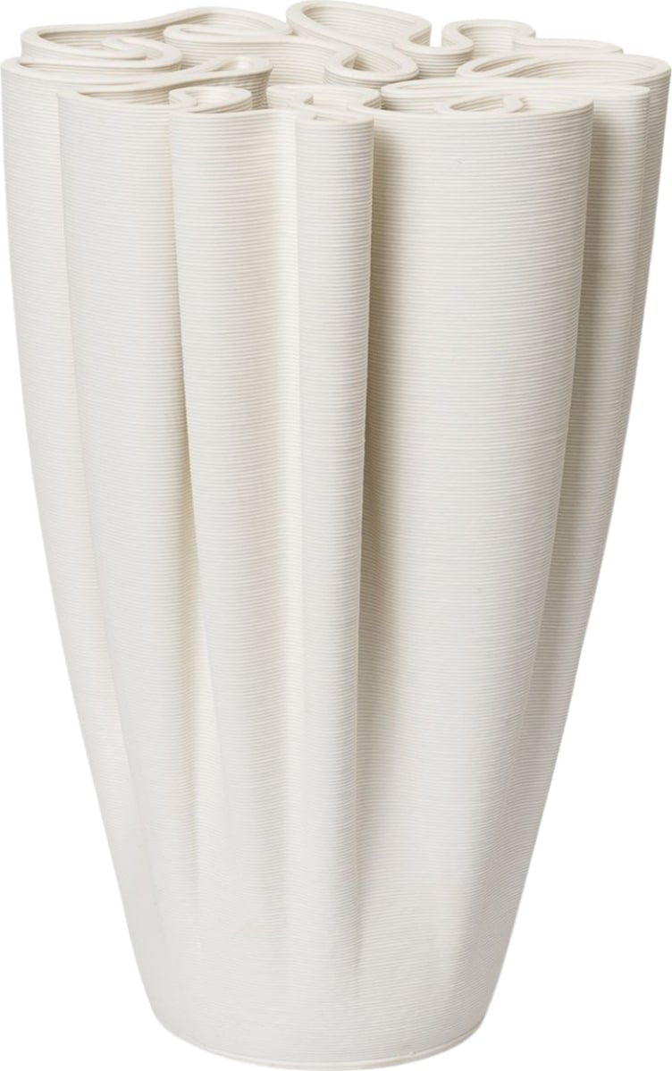 Wazon Dedali 25 cm złamana biel