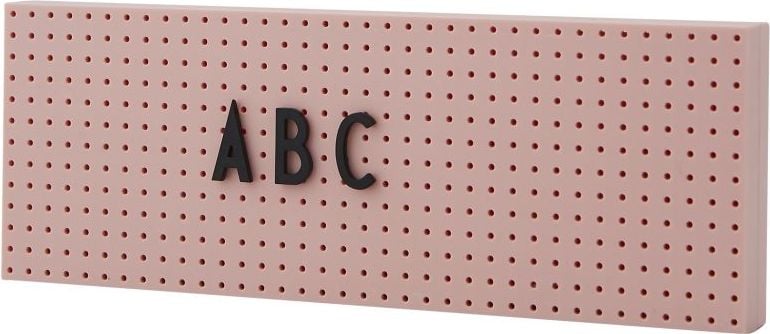 Tabliczka Design Letters różowa