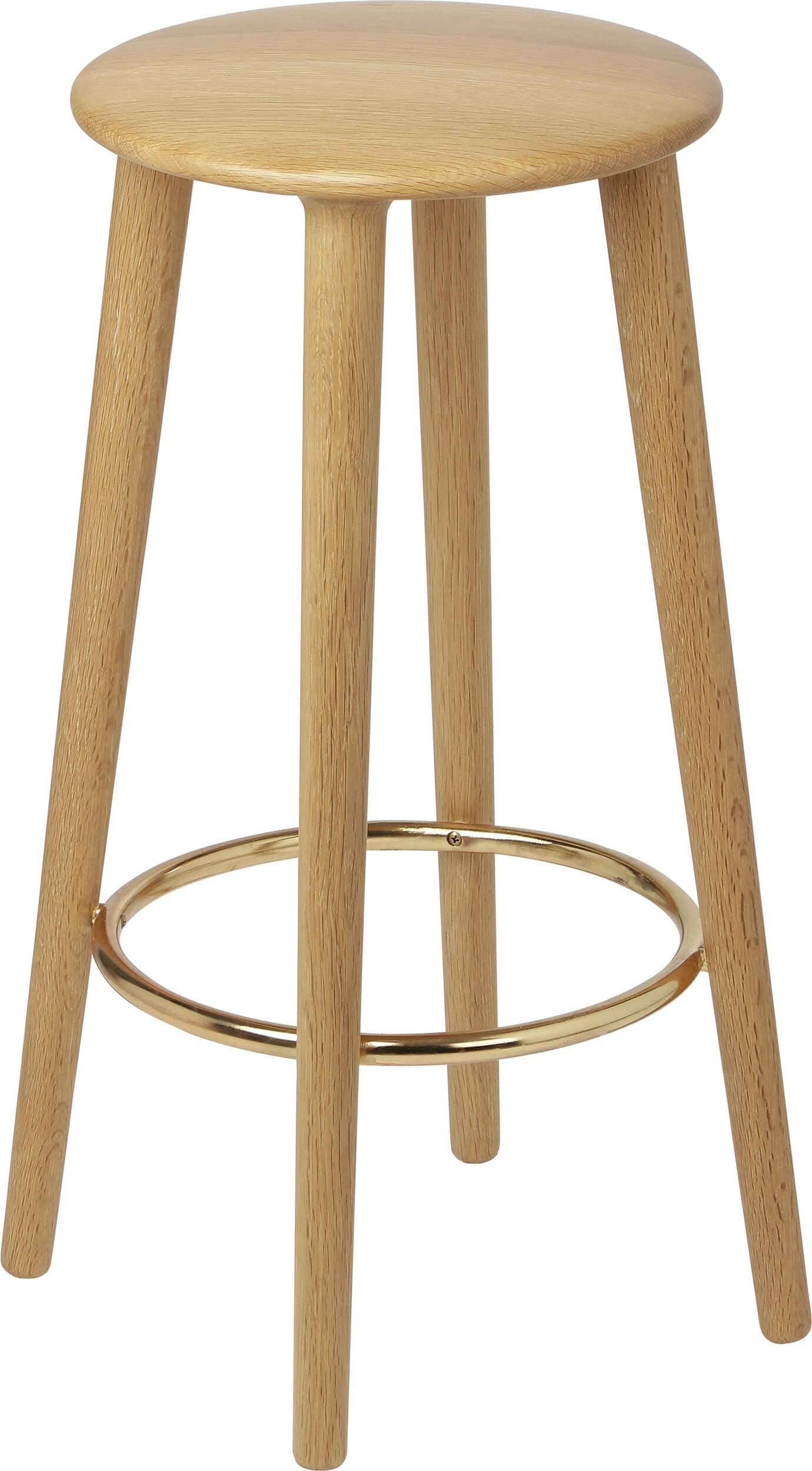 Stołek The Socialite 67 5 cm naturalny dąb