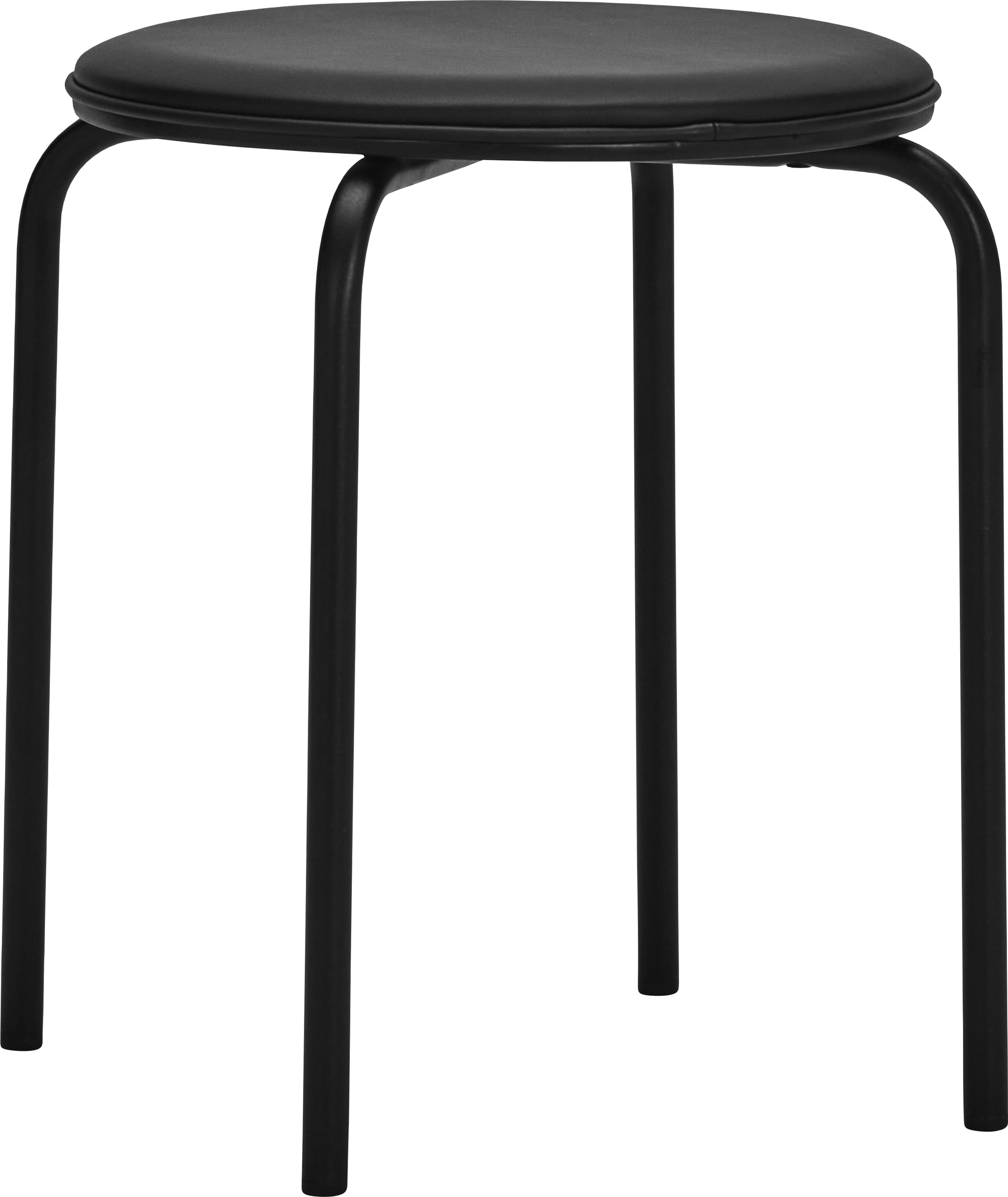 Stołek HDPova 45 cm czarny