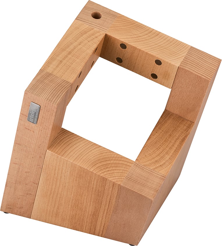 Stojak na noże Pisa kwadratowy magnetyczny