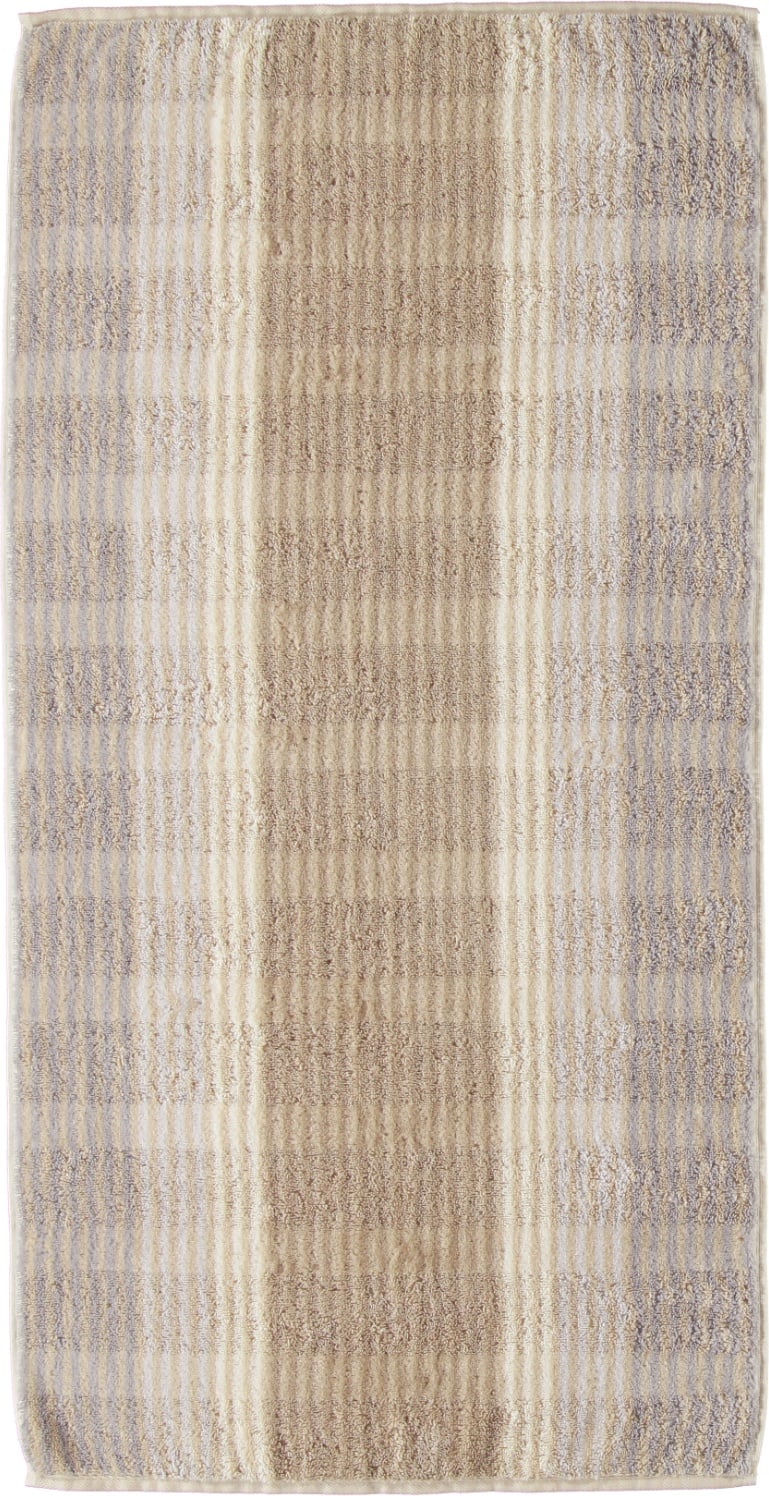 Ręcznik Cashmere w paski 50 x 100 cm piaskowy