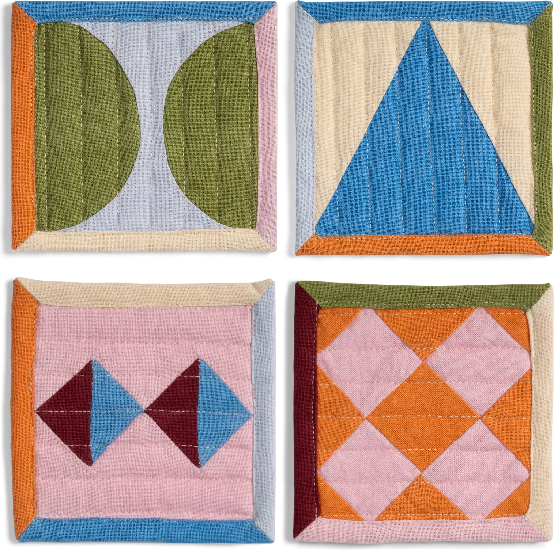 Podkładki pod szklanki Stitch 12 x 12 cm 4 szt.