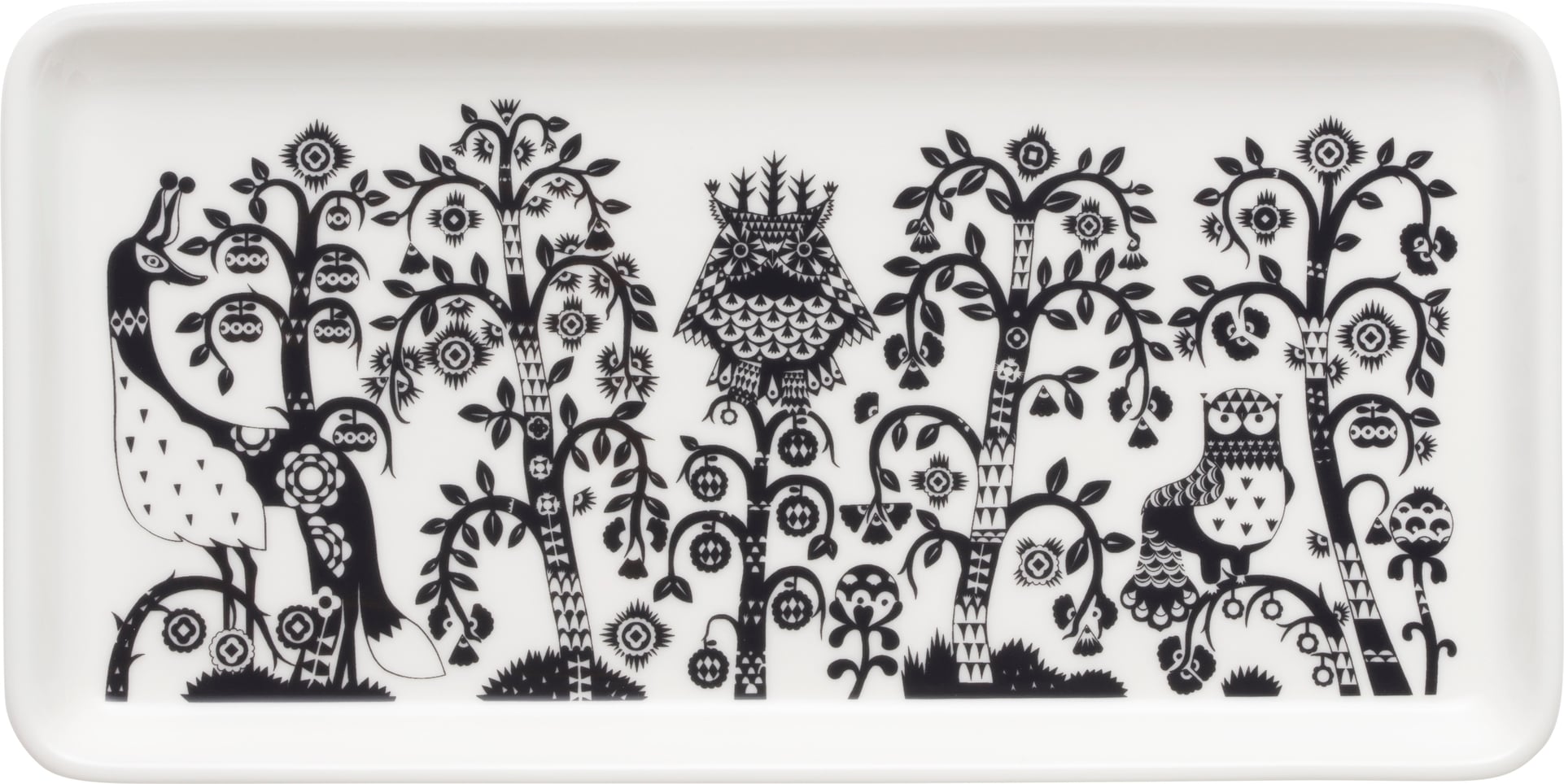 Talerz do serwowania Taika 12 x 24 cm czarny
