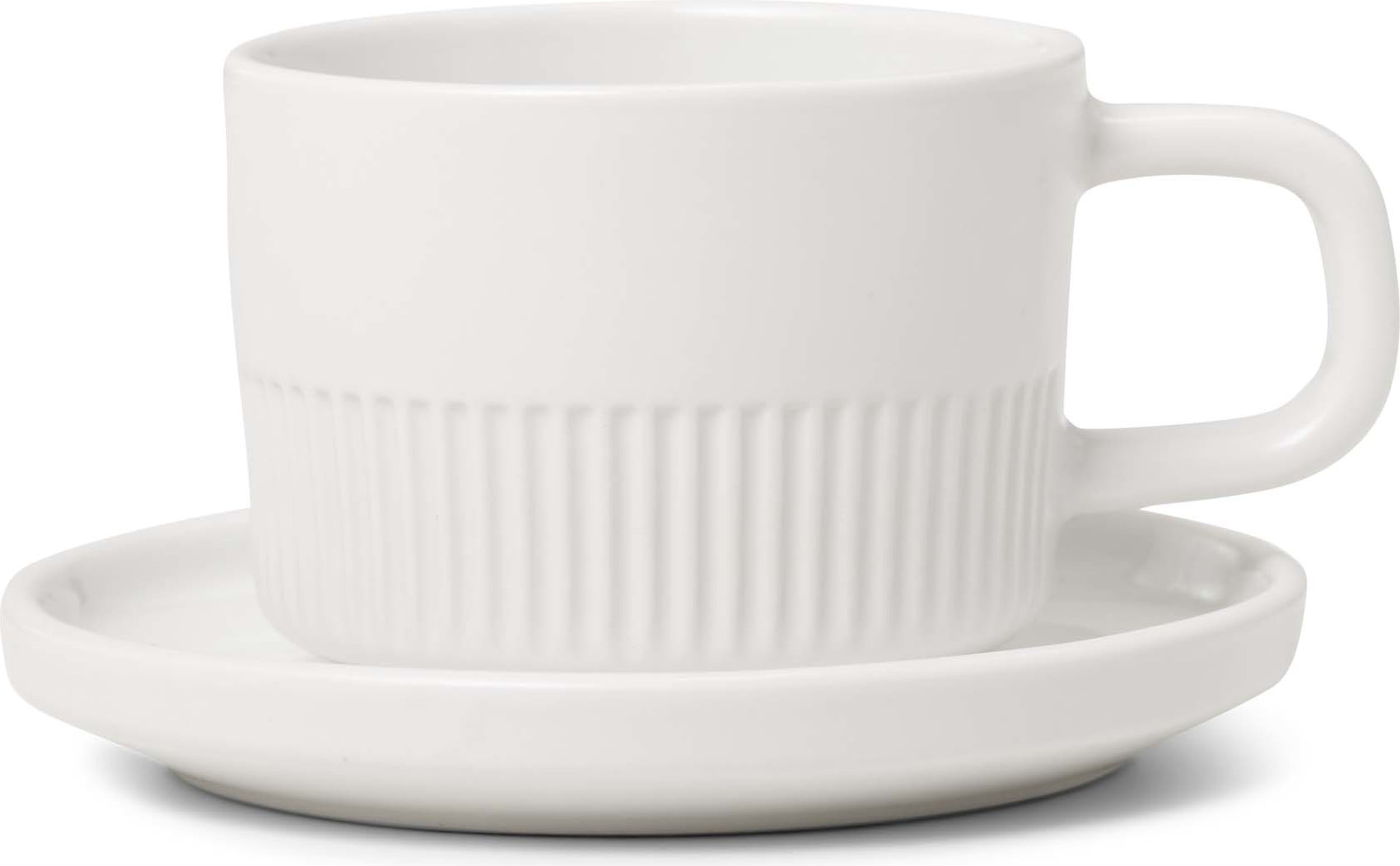 Filiżanka do espresso Moments 100 ml biała ze spodkiem