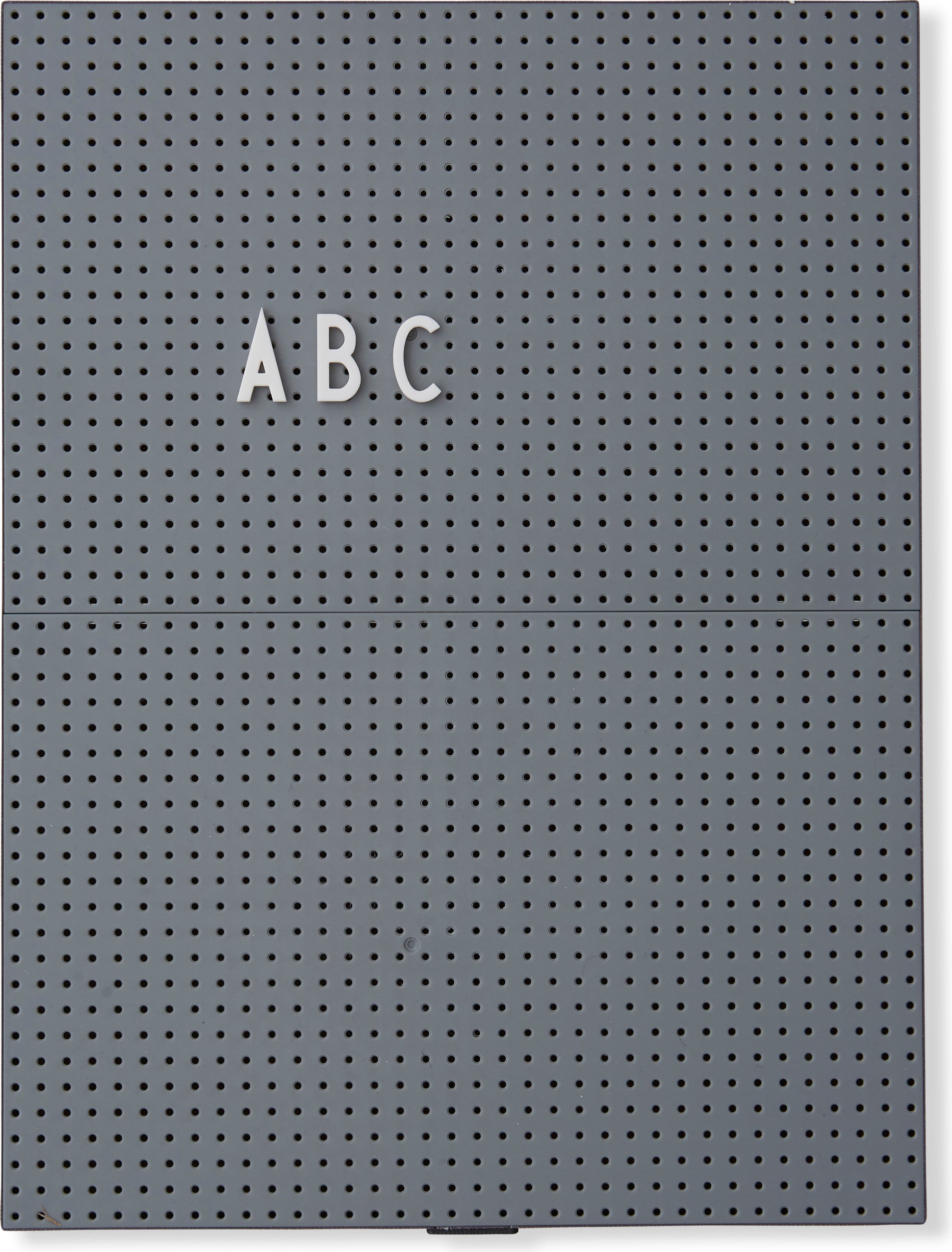 Tablica Design Letters A4 ciemnoszara