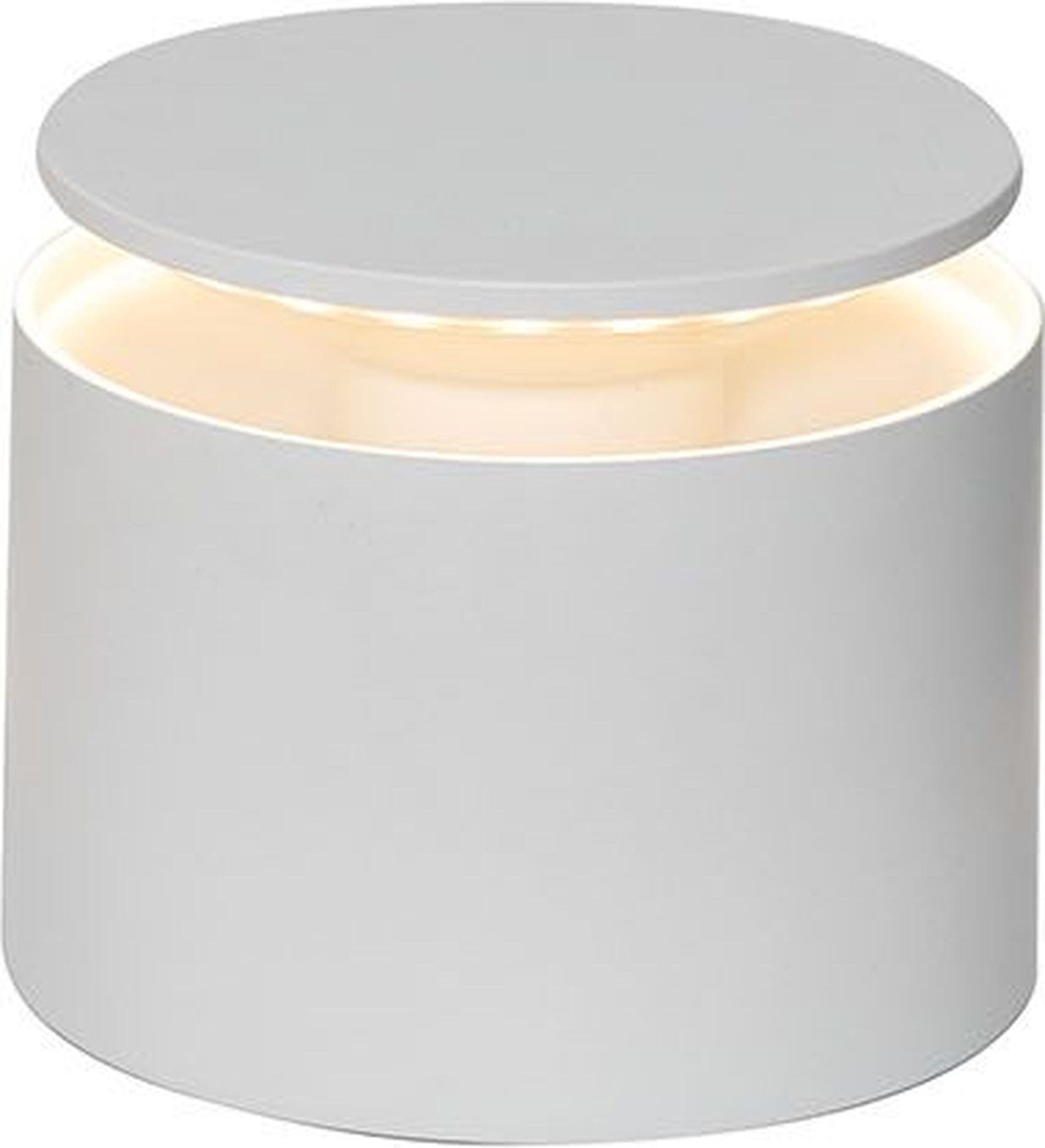 Lampa stołowa Push Up biała