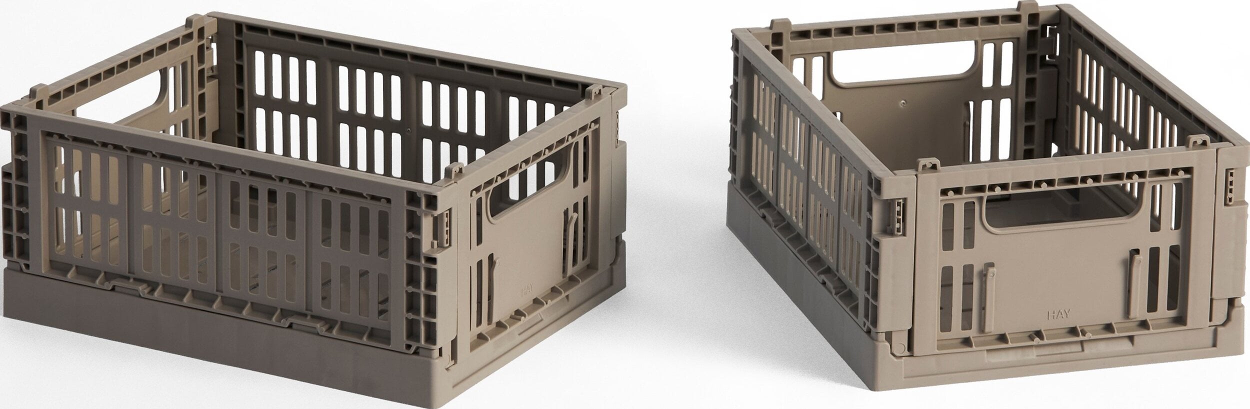 Kosze do przechowywania Hay Colour Crate Mini taupe 2 szt.