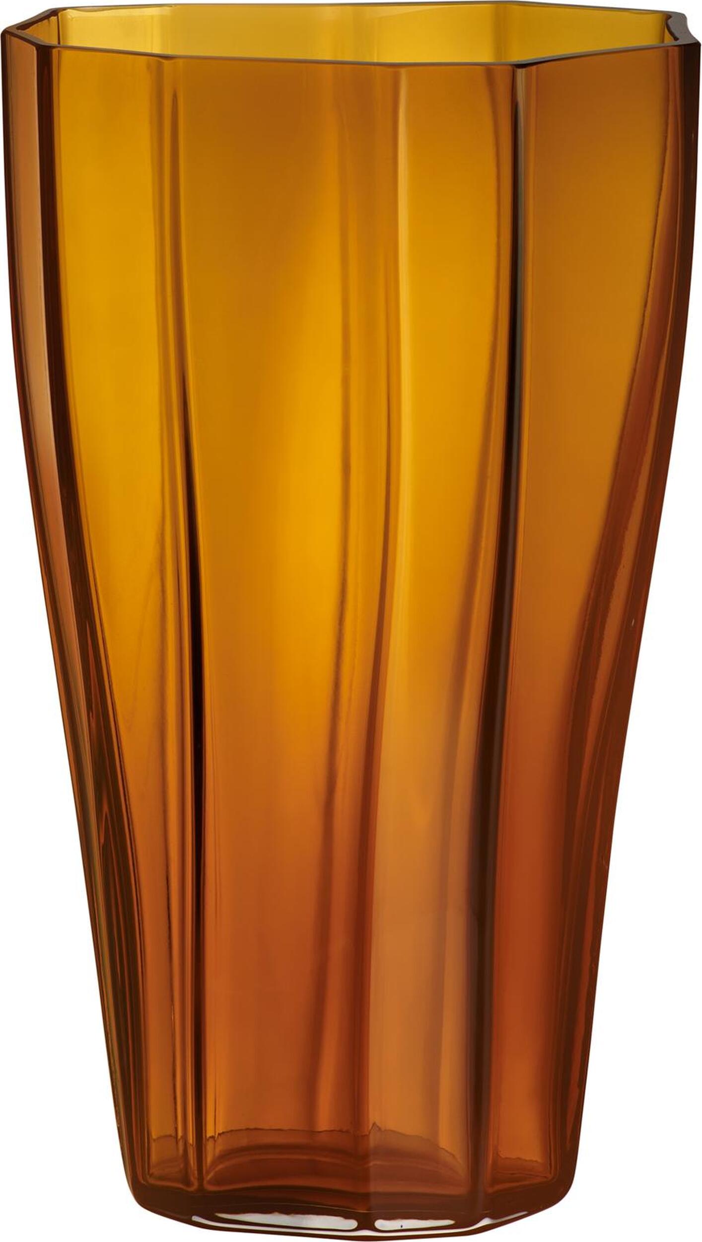 Wazon Reed 30 cm bursztynowy