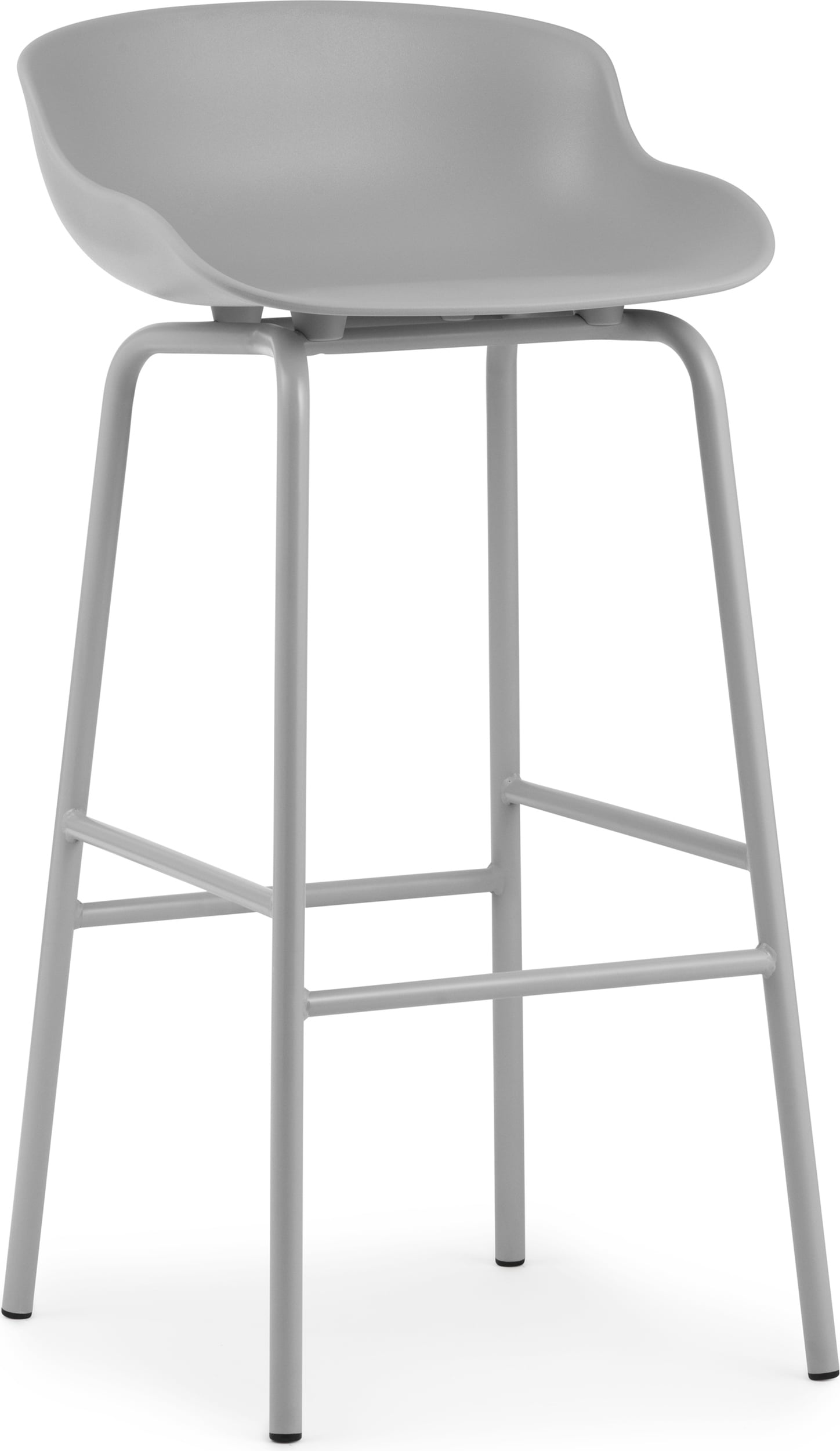 Stołek barowy Hyg 75 cm szary