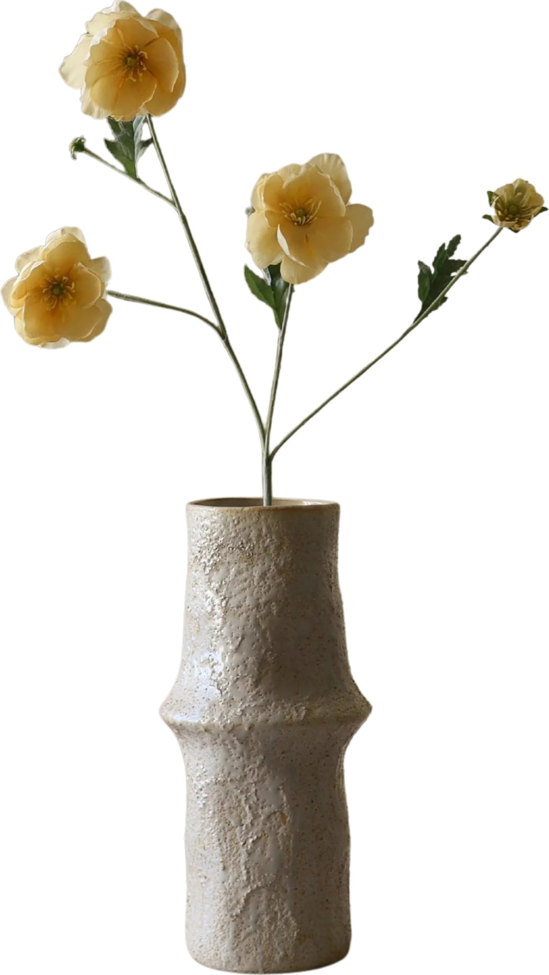 Kwiat sztuczny Botane mak 66 cm żółty