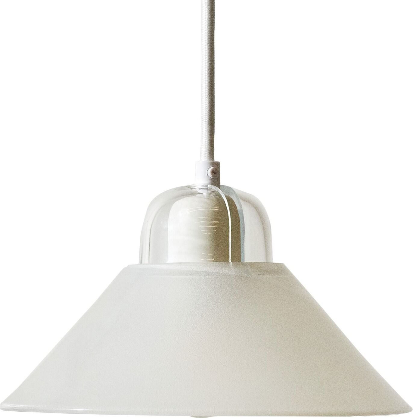 Lampa wisząca Kalo biały kabel