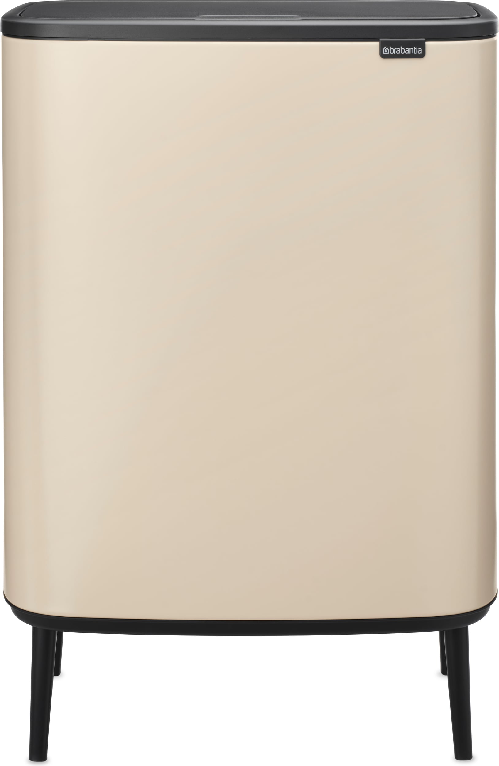 Kosz na śmieci Bo Touch Bin Hi 2 x 30 l beżowy